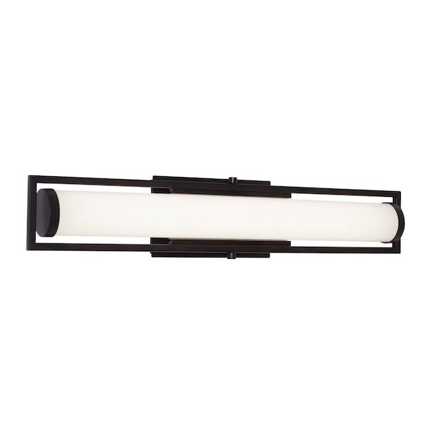 Afx Jordan LED Vanity, 24'', Black Finish, 5CCT, 120-277V JRDV2404LAJUDBK - main